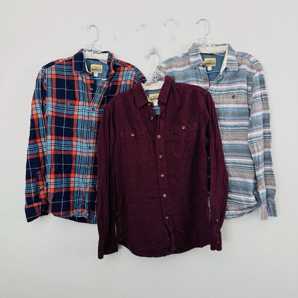 Roebuck & Co Long Sleeve Button Up Shirt Bundle Of 3 Men’s Size S - Picture 2 of 8